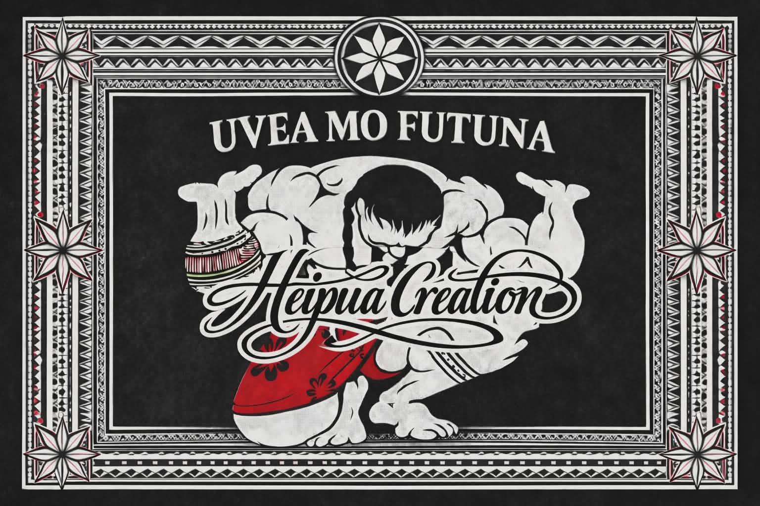 Drapeau Uvea mo Futuna personnalisé Tagaloa.