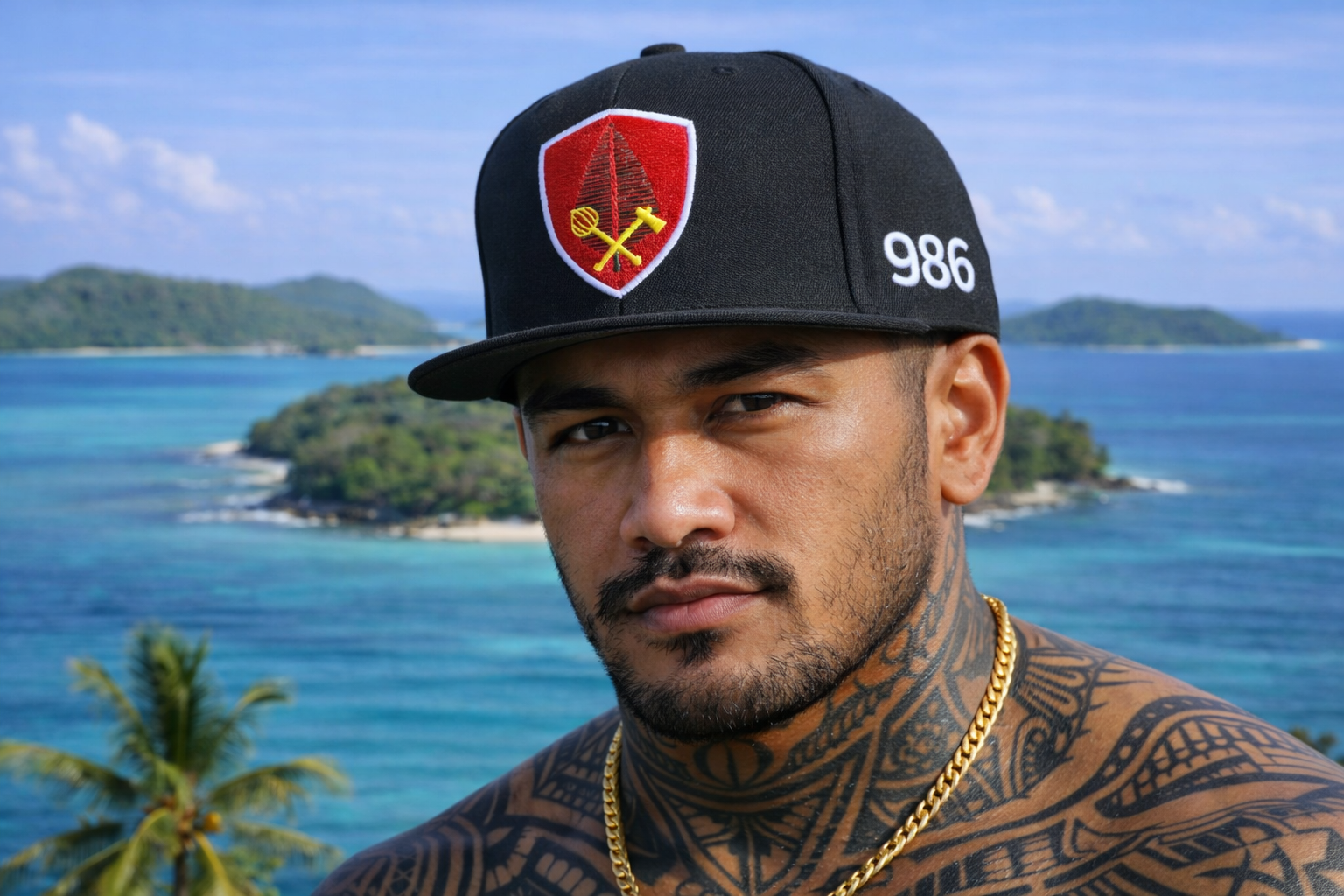 Casquettes personnalisés style du pacifique.